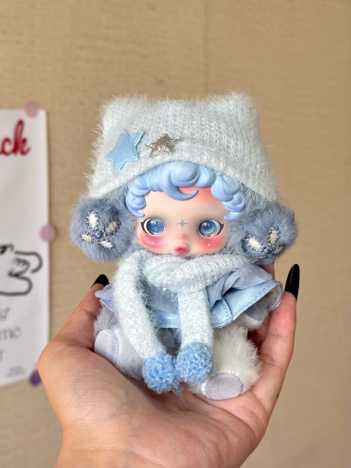 sp娃衣光织园冬日乐章粉色搪胶毛绒skullpanda衣服二代【仅衣服】 - 图1