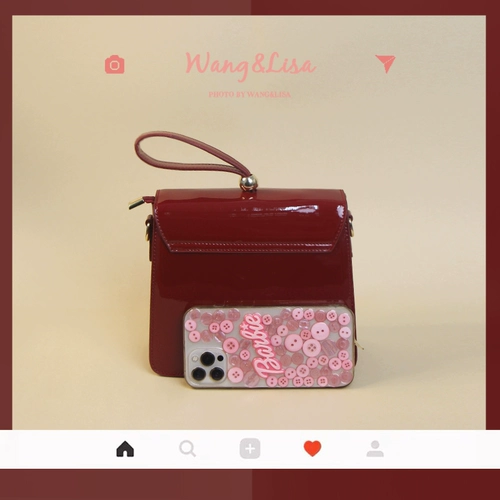 Милая брендовая рождественская сумка через плечо на день Святого Валентина, подарок на день рождения