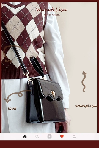 Милая брендовая рождественская сумка через плечо на день Святого Валентина, подарок на день рождения