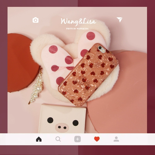 Qingcang New Bow Little Mouse Chain Bag