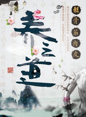 海报壁纸防水中医养生装饰画