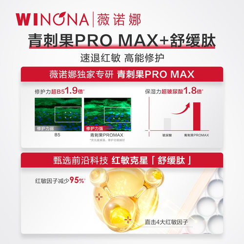【U先派样】薇诺娜特护面膜2片舒敏保湿丝滑 敏感肌改善泛红补水 - 图2