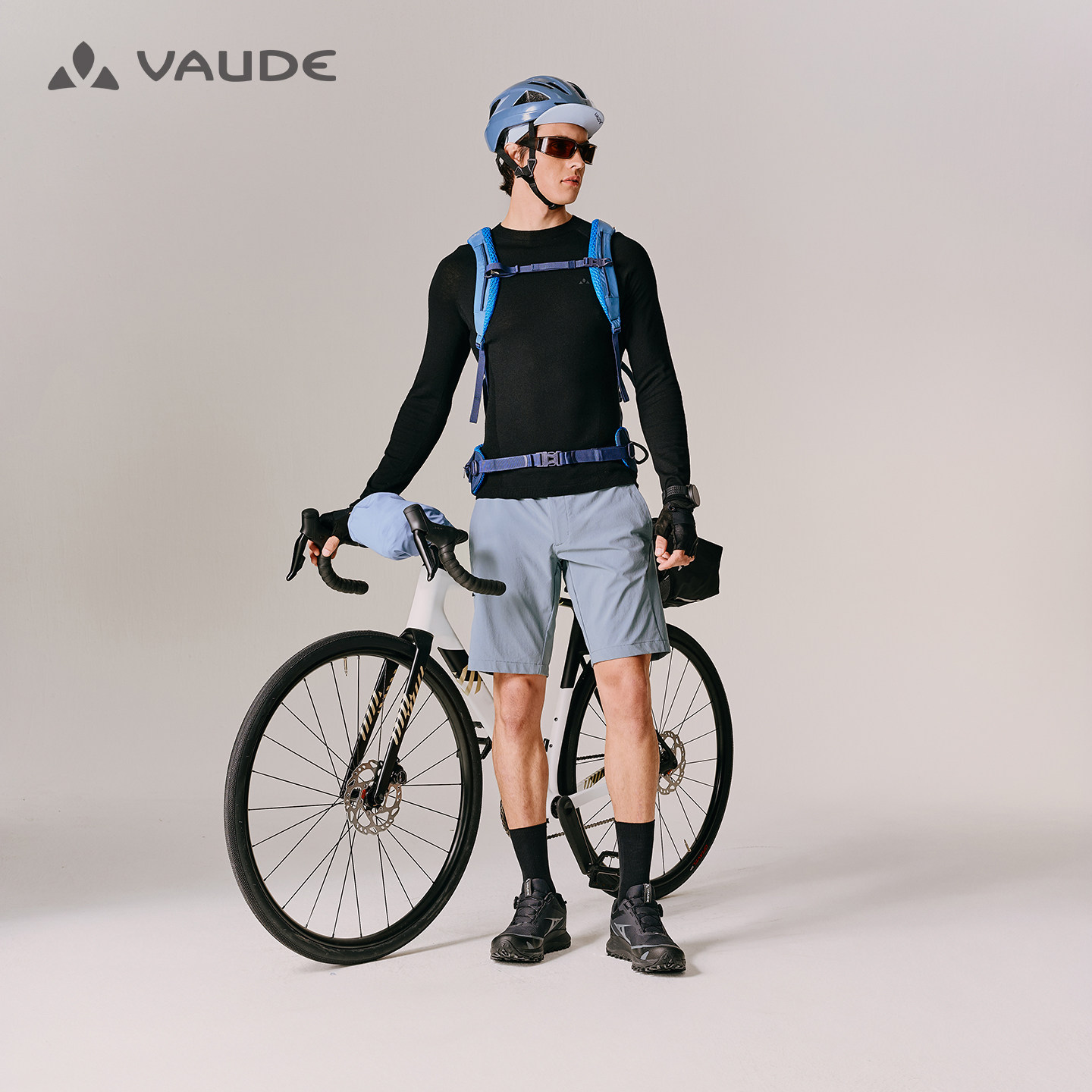 【搭配】VAUDE巍德保暖羊毛长袖圆领T恤男士运动透气排汗打底衫,淘宝优惠券,粉丝福利购,淘宝优惠卷