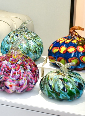 手工摆件创意南瓜家居饰品客厅酒柜玄关书房高档装饰摆设送乔迁