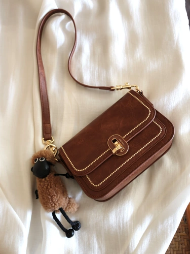 Ретро сумка на одно плечо, осенняя, коллекция 2022