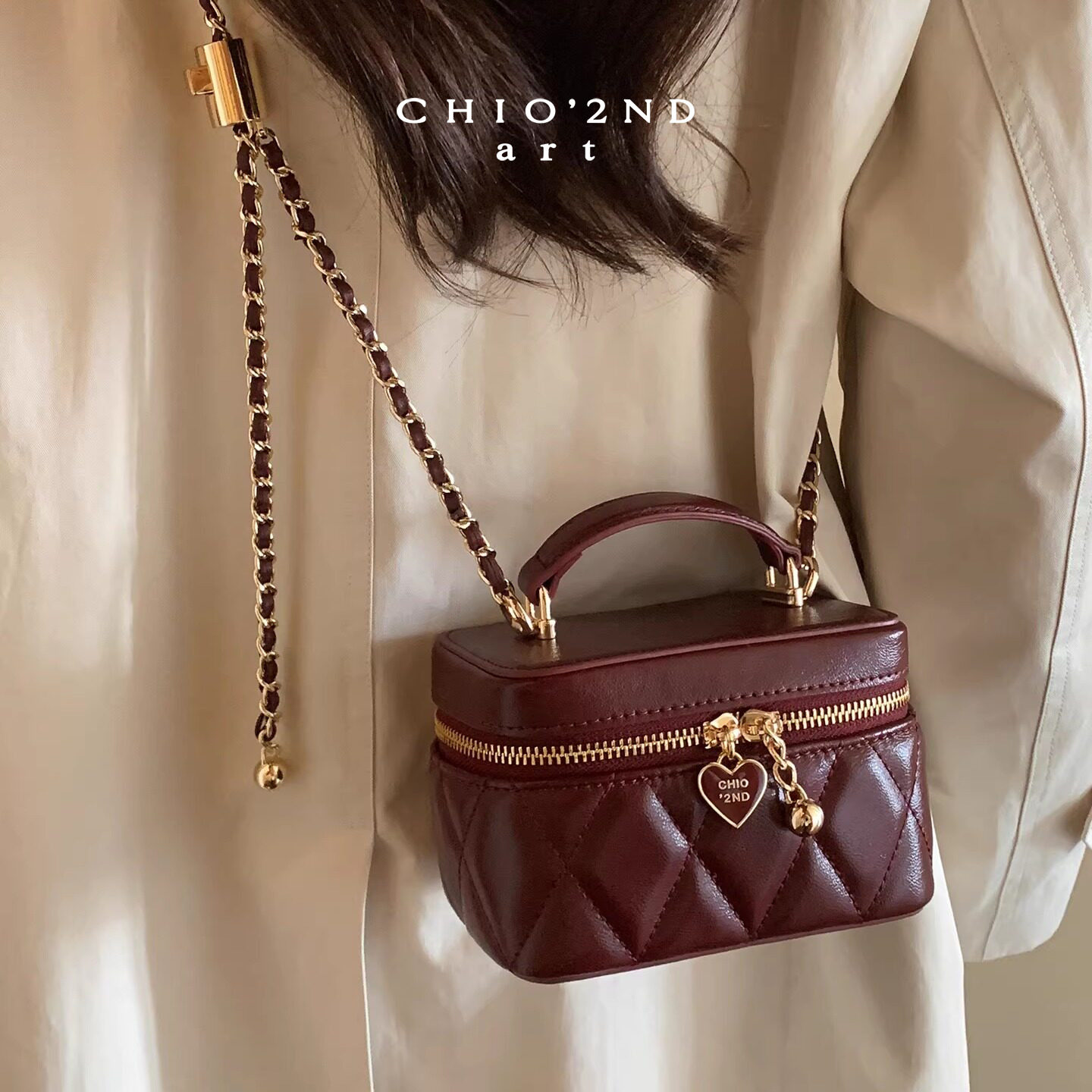 Nanfeng Chio2nd Peach Party Box Bag