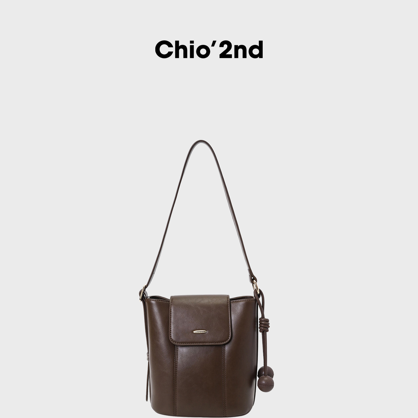 南风Chio2nd 暖栗冬林托特包包女式2025新款复古质感单肩斜挎包 - 图3