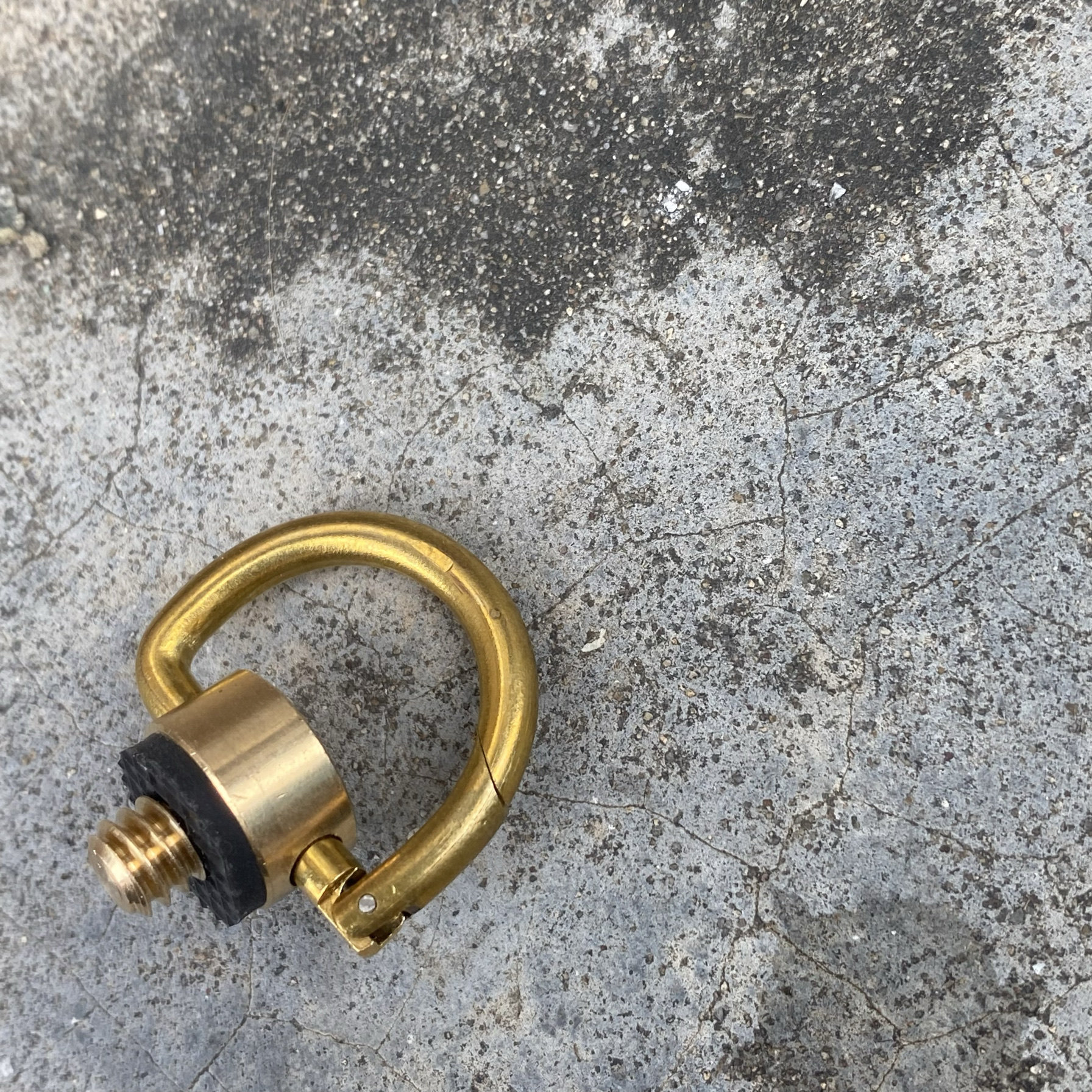 户外露营配件新款黄铜38灯D扣Dsnap38露营灯1/4螺纹通用开口环,淘宝优惠券,粉丝福利购,淘宝优惠卷