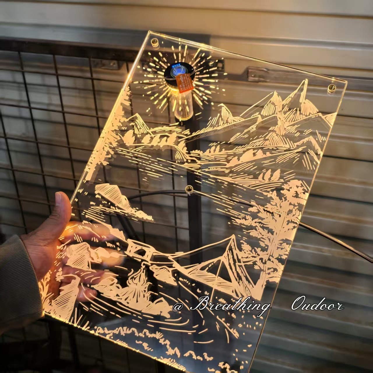 一单元山川 IGT单元板露营亚克力发光桌板野营多功能桌面户外,淘宝优惠券,粉丝福利购,淘宝优惠卷
