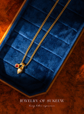 精致轻奢百搭气质爱心铃铛项链女