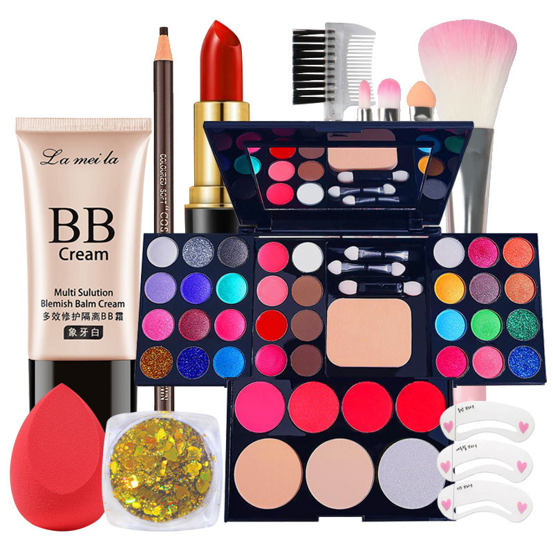 舞台妆眼影盘彩色闪粉亮片六一儿童节表演专用画妆化妆品彩妆无毒