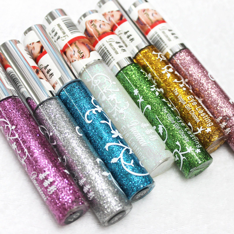 舞台妆彩妆专用亮片闪粉眼影液体眼线亮晶晶超闪学生演出儿童彩妆