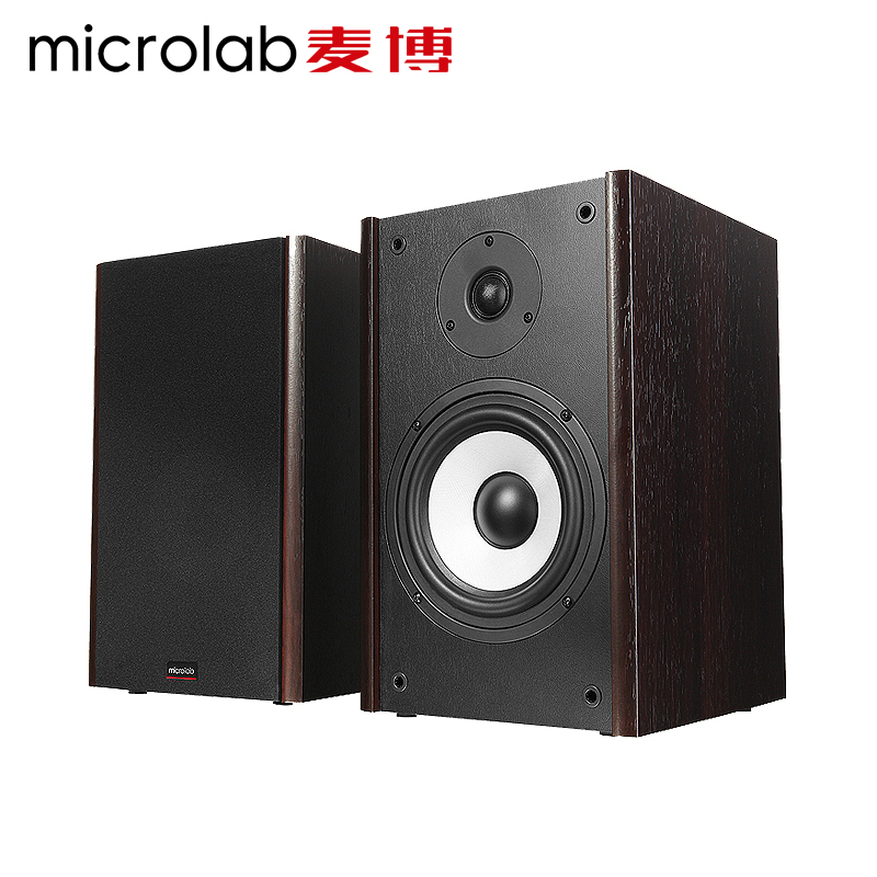 Microlab/麦博 SOLO2音箱多媒体电脑音响 2.0低音炮木质桌面对箱-图0