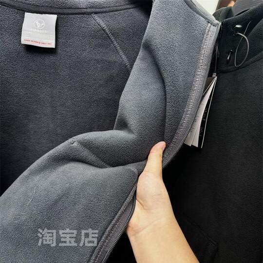 一件可过冬！重磅620g！秋冬男士加厚双面摇粒绒连帽外套休闲夹克