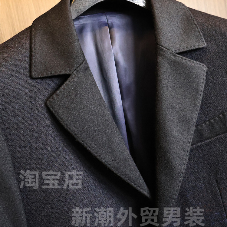 精纺羊毛！手工双面尼的工艺！秋冬男士商务中长款翻领休闲西服潮,淘宝优惠券,粉丝福利购,淘宝优惠卷