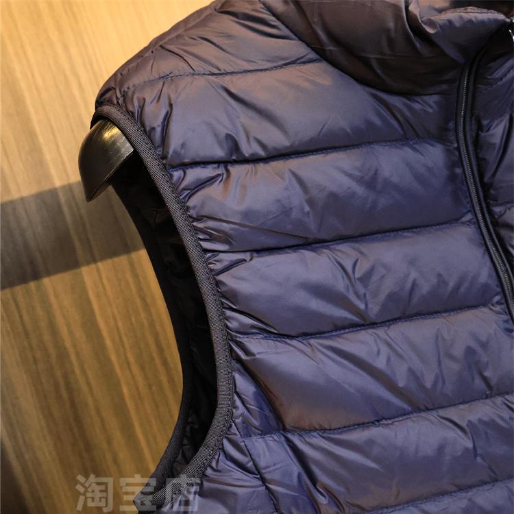 轻量化系列！秋冬男士纯色基础百搭85绒蓬松保暖羽绒马甲背心外套 - 图2
