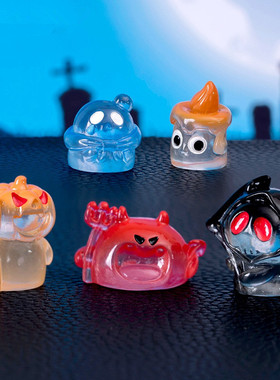 蛮微树脂微景观万圣节摆件