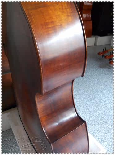 手工制作哑光仿古低音倍大提琴、大贝司、考级初学用仿古大贝司 - 图3