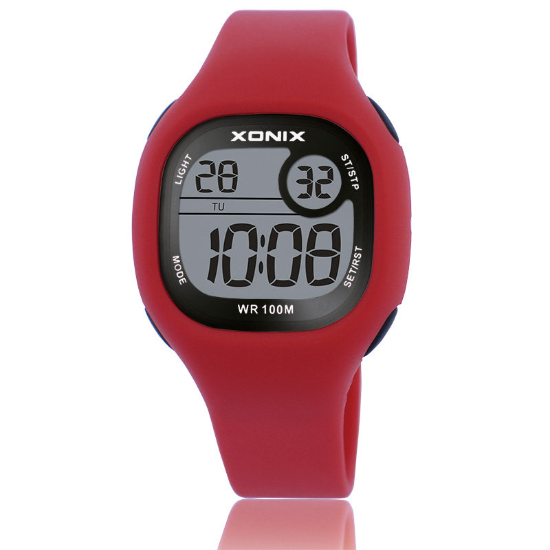 [库存清仓]xonix运动女简约电子表 xonix精准国产腕表