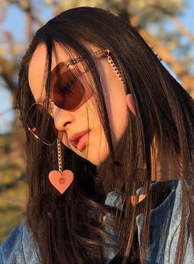 古驰可拆卸吊坠太阳镜倪妮同款