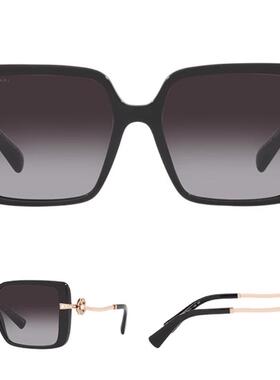 BVLGARI/宝格丽墨镜女时尚金属大框渐变板材方形太阳眼镜BV8243BF