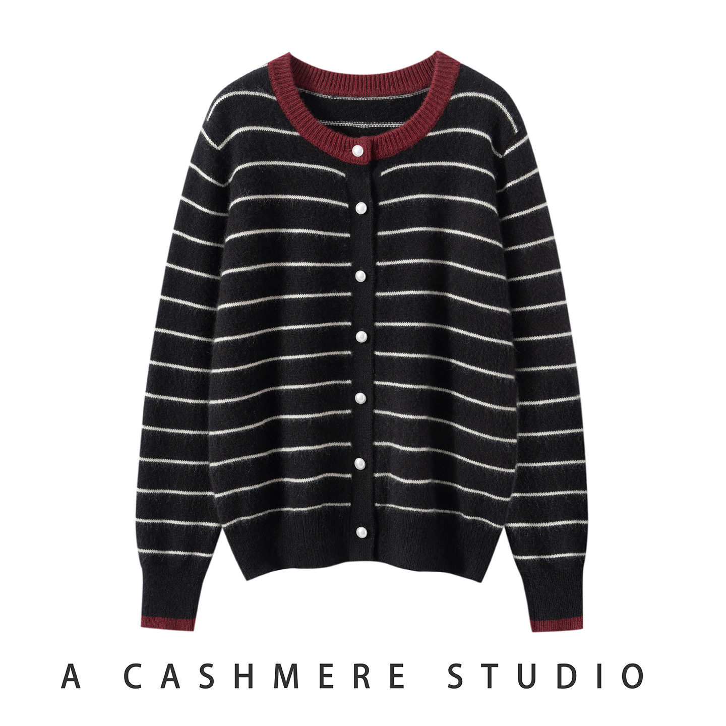 恒源祥2026新款100%纯山羊绒衫圆领针织开衫宽松百搭毛衣外套加厚,淘宝优惠券,粉丝福利购,淘宝优惠卷