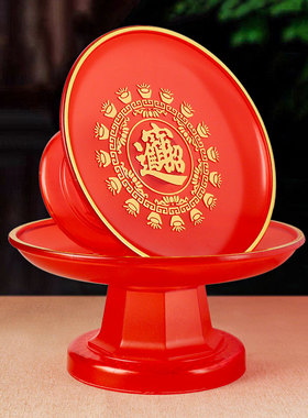 财神爷专用供盘佛前家用观音菩萨