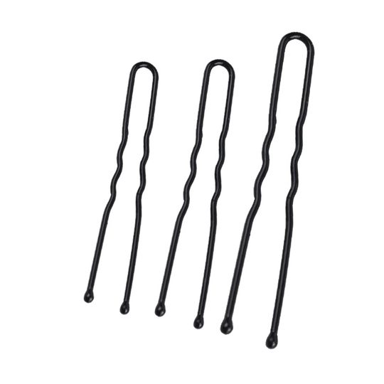 加粗u型夹盘发u形卡子黑色夹子插针发簪丸子头固定发夹发卡头饰女