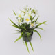 Floral home decorations simulated cherry blossom small potted plants