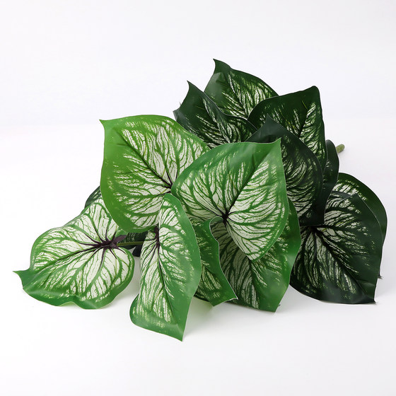 Simulated green plants decorative landscaping leaves pothos sibirica