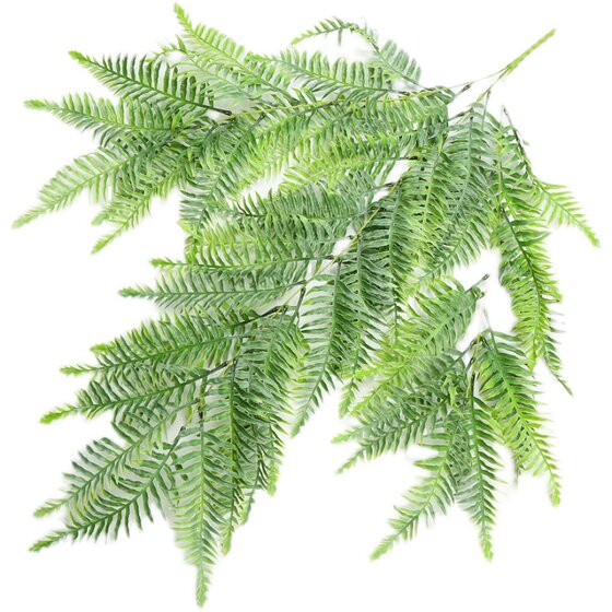 Wall hanging decoration simulated green plant fern plastic rattan