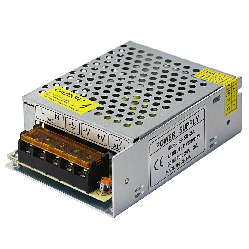 220转24v2a开关电源小体积DC24伏PLC直流工业电源变压器S-50W-24 - 图3
