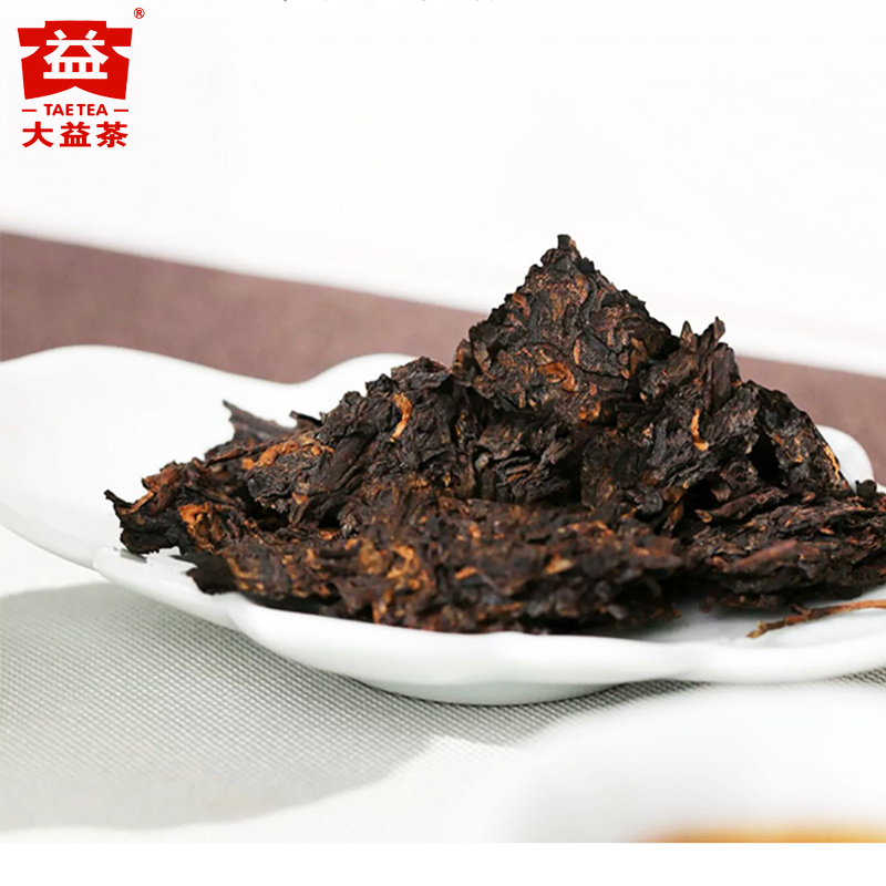 大益茶 2007年703批7572熟茶饼357g 云南勐海茶厂老茶叶 - 图3