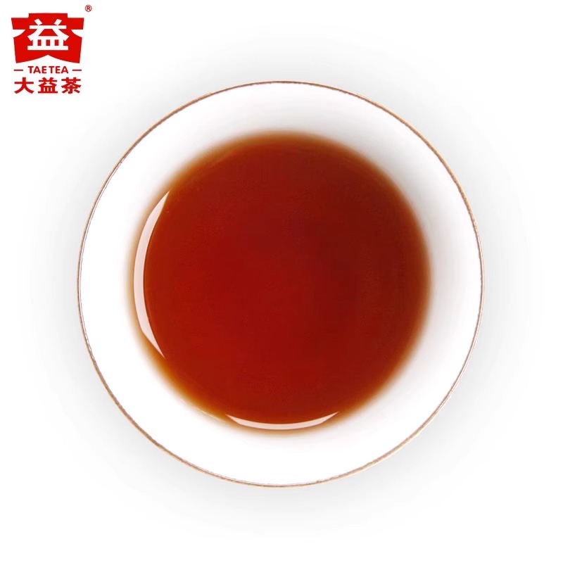 大益普洱茶 2021年2101批甜润熟茶357g*7饼 勐海茶厂茶叶 - 图2