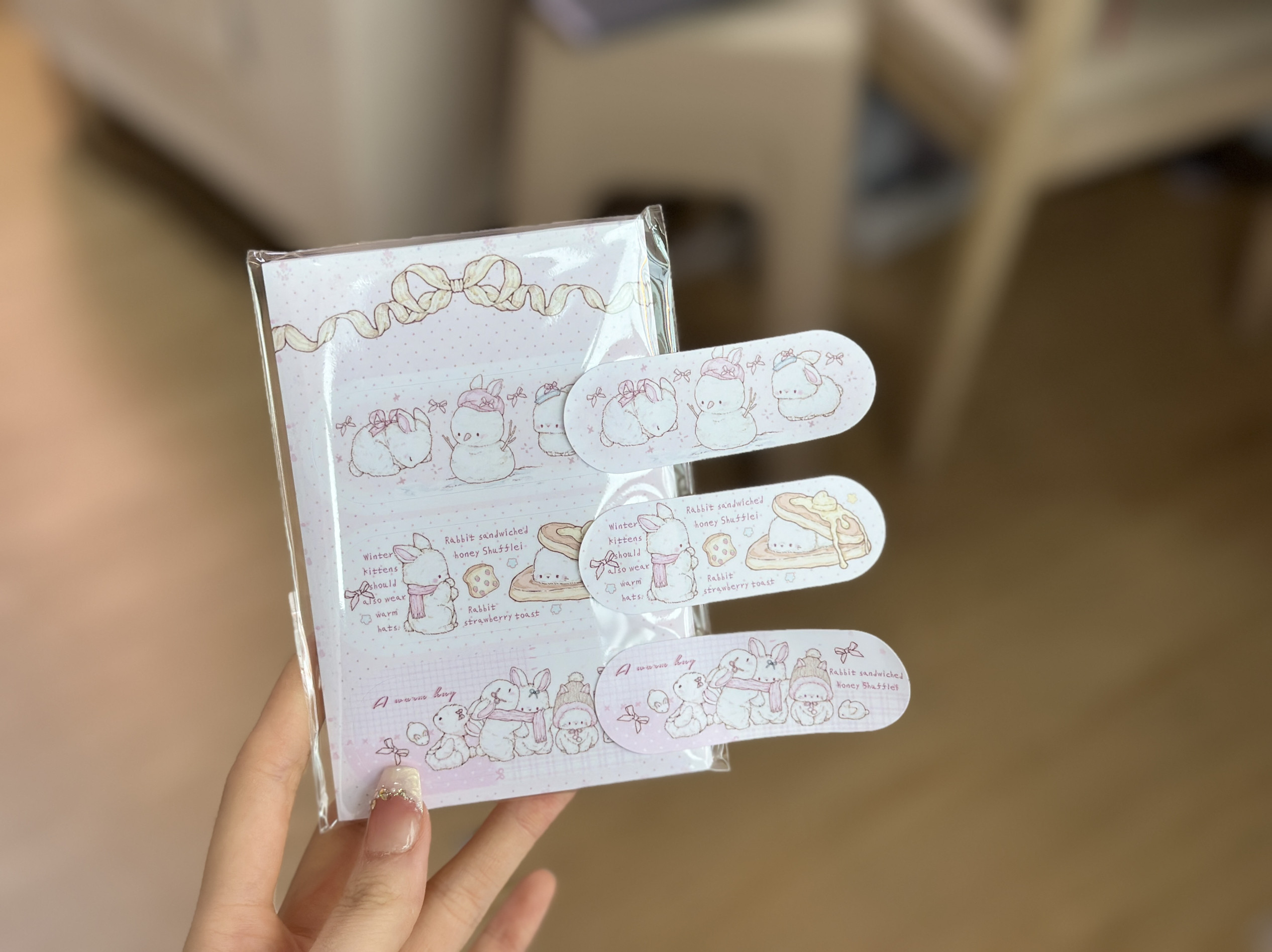 Pink berry原创可爱雪地兔子封口贴卡头贴纸烘培包装出卡打包好物,淘宝优惠券,粉丝福利购,淘宝优惠卷