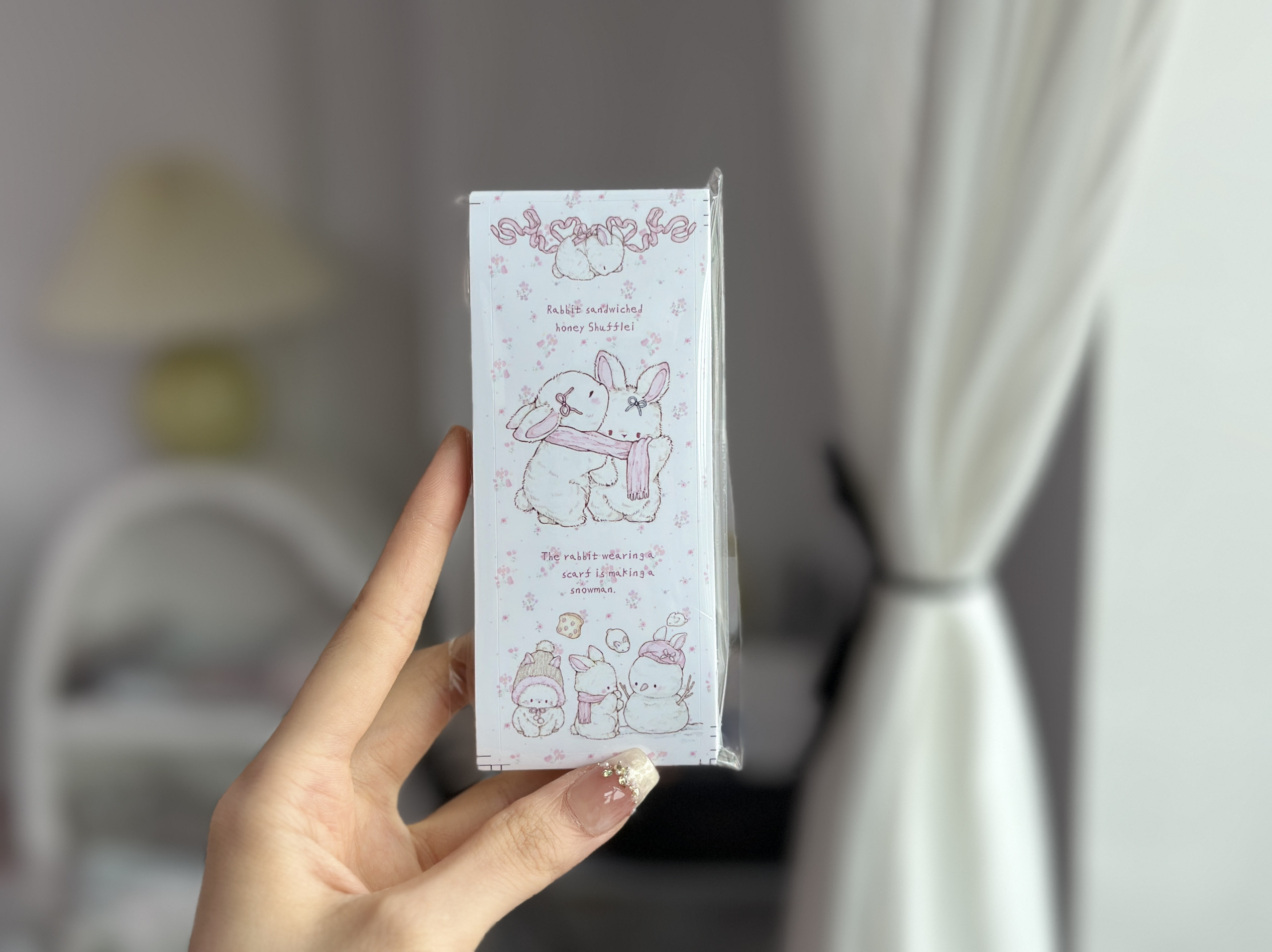 Pink berry原创可爱雪地兔子封口贴卡头贴纸烘培包装出卡打包好物,淘宝优惠券,粉丝福利购,淘宝优惠卷