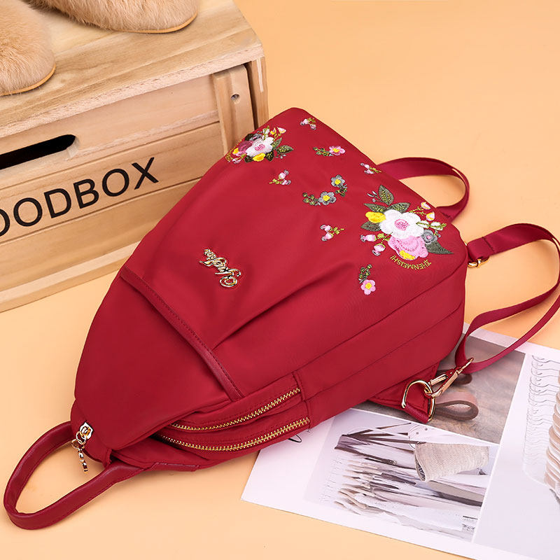 女2020新款帆布民族风迷你双肩包 艾果果箱包双肩背包