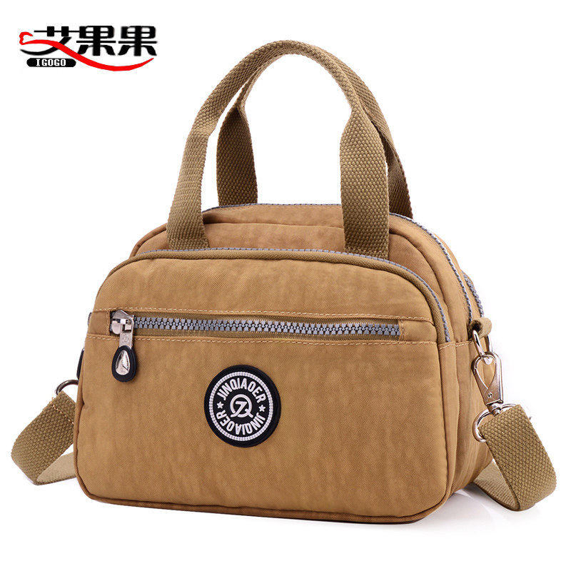 中年妈妈包2023新款牛津布女斜挎包 艾果果箱包女士包袋