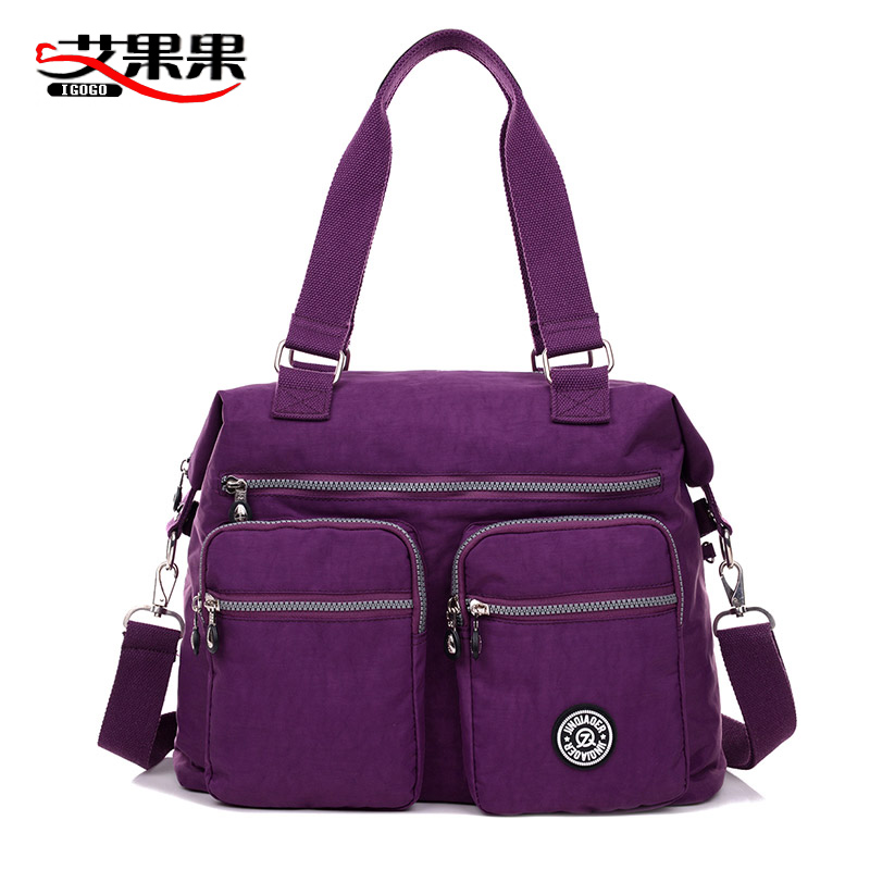 大包女士牛津布包女2025新款时尚潮韩版单肩斜挎包防水尼龙帆布包 - 图3