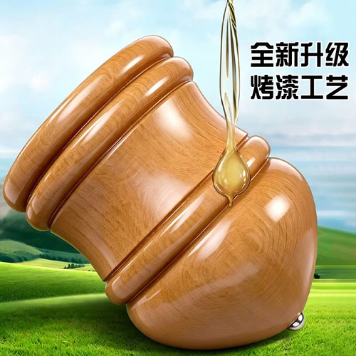 实木陀螺玩具儿童成人健身男孩冰嘎木头抽打专用老式带鞭绳子木质 - 图1
