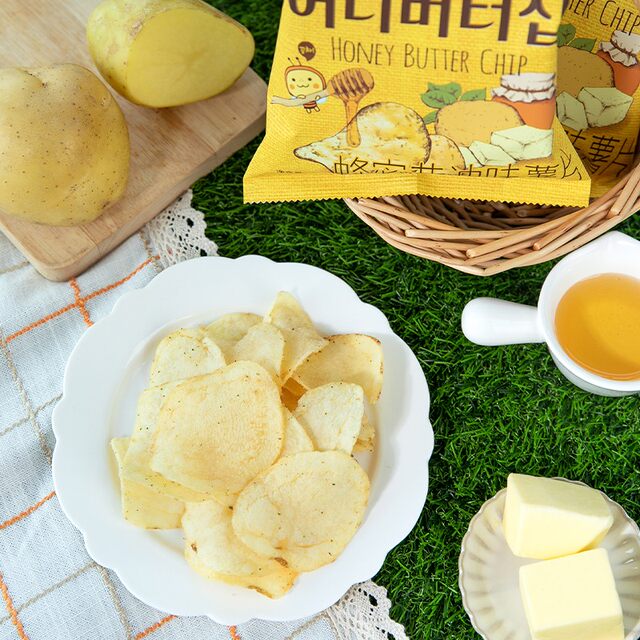 Haitai honey potato chips large bag 60g