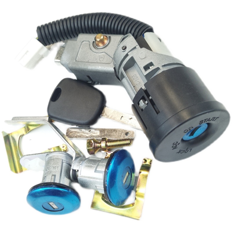 适配雷丁D50D70比德文M6M7宝路达汉唐电动车车门锁芯点火开关套锁 - 图3