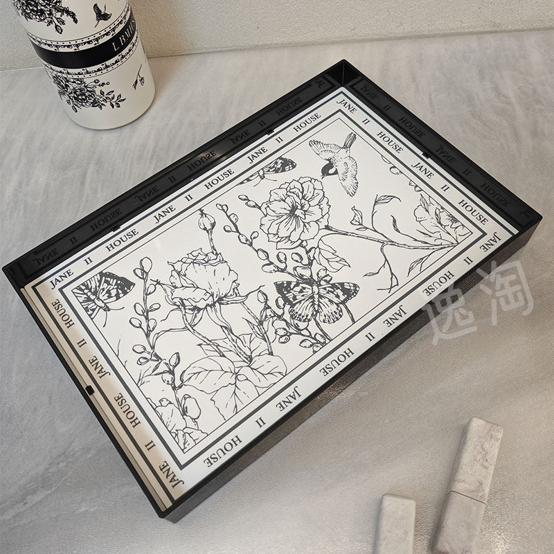 轻奢亚克力咖啡杯水杯收纳托盘酒店民宿浴室卫生间香水香薰置物架,淘宝优惠券,粉丝福利购,淘宝优惠卷