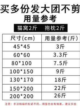 猫窝毯子猫窝手编毯子多色布条线