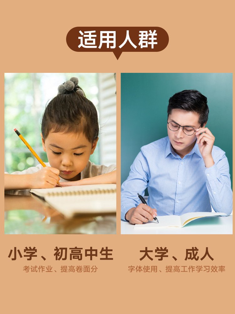 一手好字字帖楷书临摹练字帖成年楷体入门基础训练练字神器女生字体漂亮成人男生控笔硬笔钢笔书法小学生初中生大人行书正楷字贴-图1