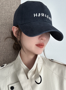 宽檐加深帽顶显脸小棒球帽男女款