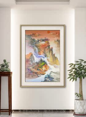 天津学仕文化纯手绘风景油画
