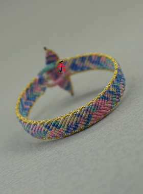 鱼尾爱心手工编织diy民族风情侣