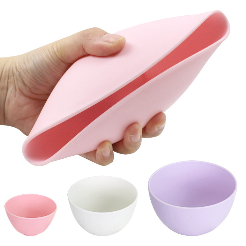 3个装 美容面膜工具仿硅胶碗面膜碗软塑料碗大中小号软胶调膜碗,淘宝优惠券,粉丝福利购,淘宝优惠卷