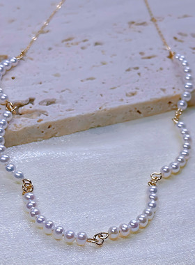 2022年新款云朵蕾丝珍珠项链